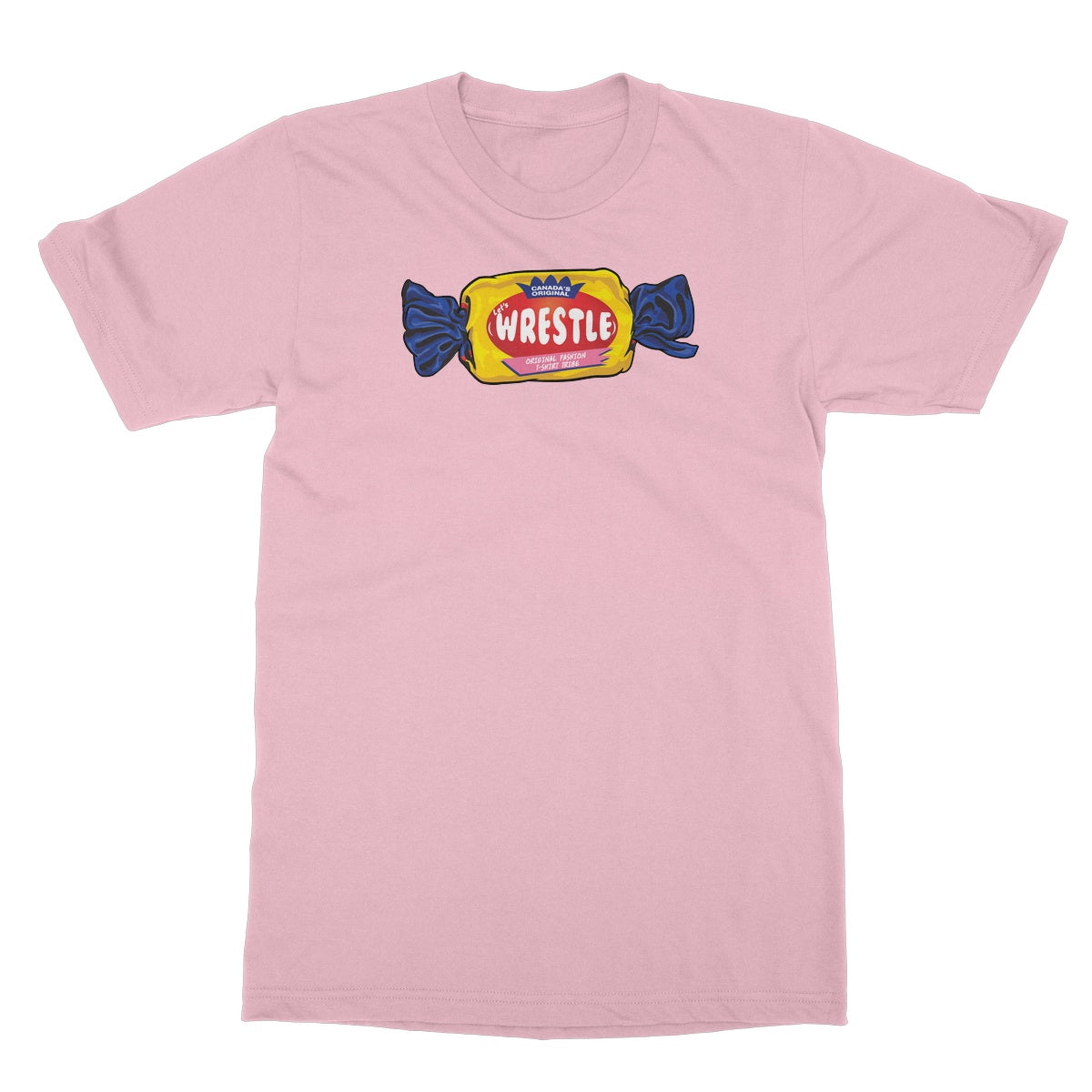 Let's Wrestle Bubble  Softstyle T-Shirt