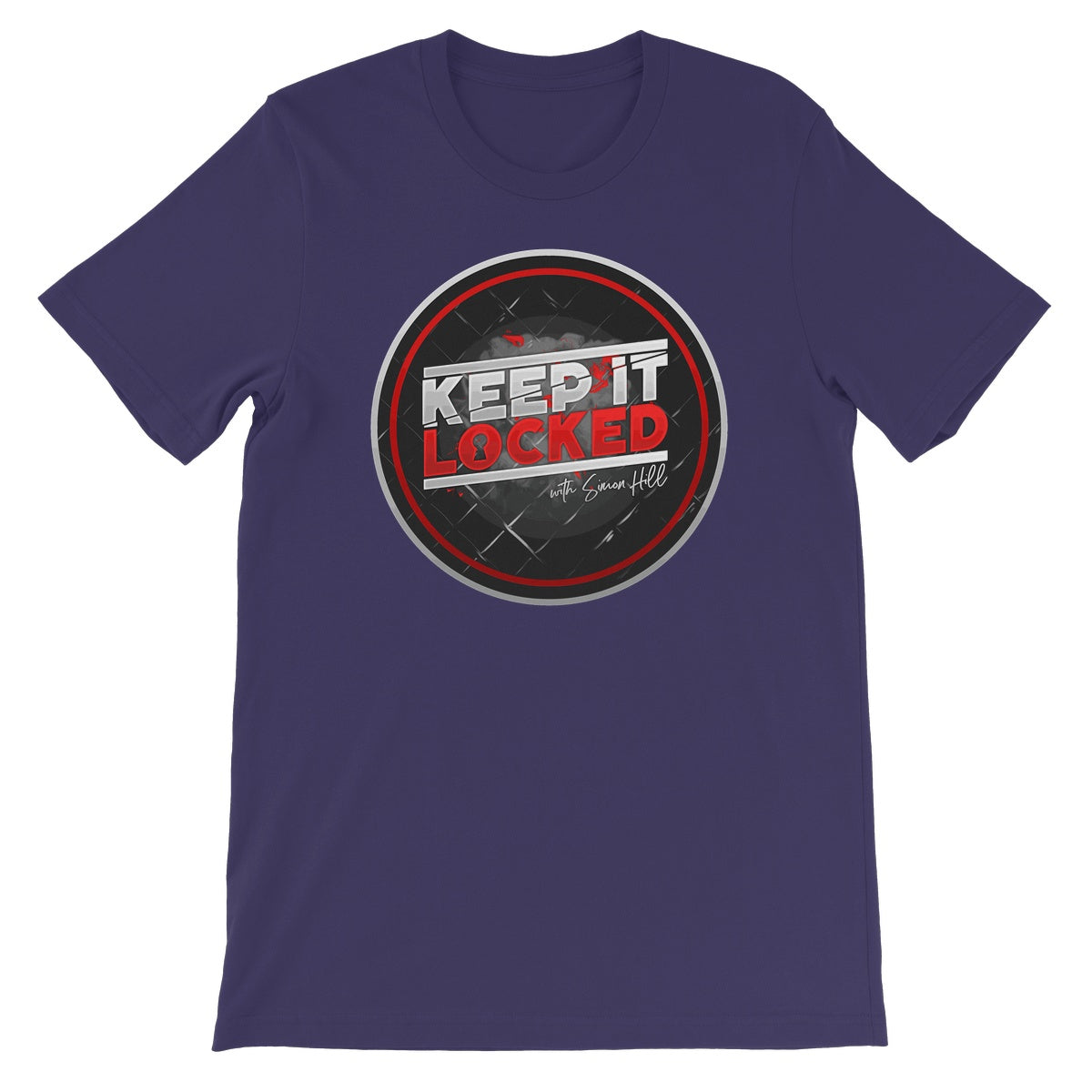 Simon Hill Keep It Locked Circle Logo V2 Unisex Short Sleeve T-Shirt