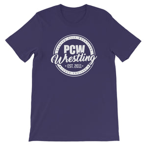 PCW UK White Roundel Logo Unisex Short Sleeve T-Shirt