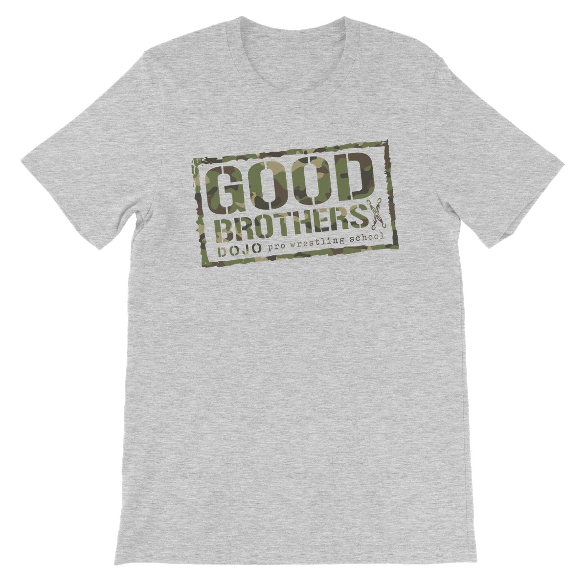 Good Brothers Camo Dojo CxE Unisex Short Sleeve T-Shirt