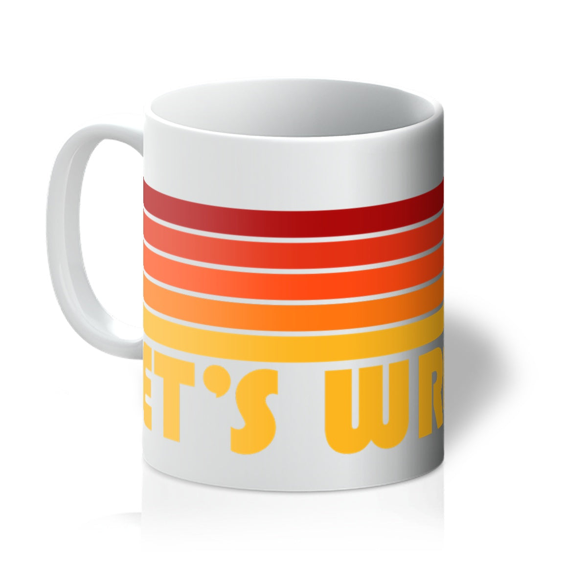 Let's Wrestle Sunrise Mug