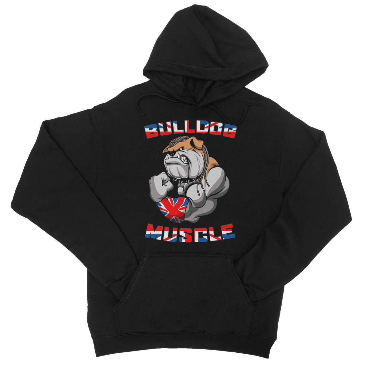 British Bulldog Bulldog Muscle College Hoodie