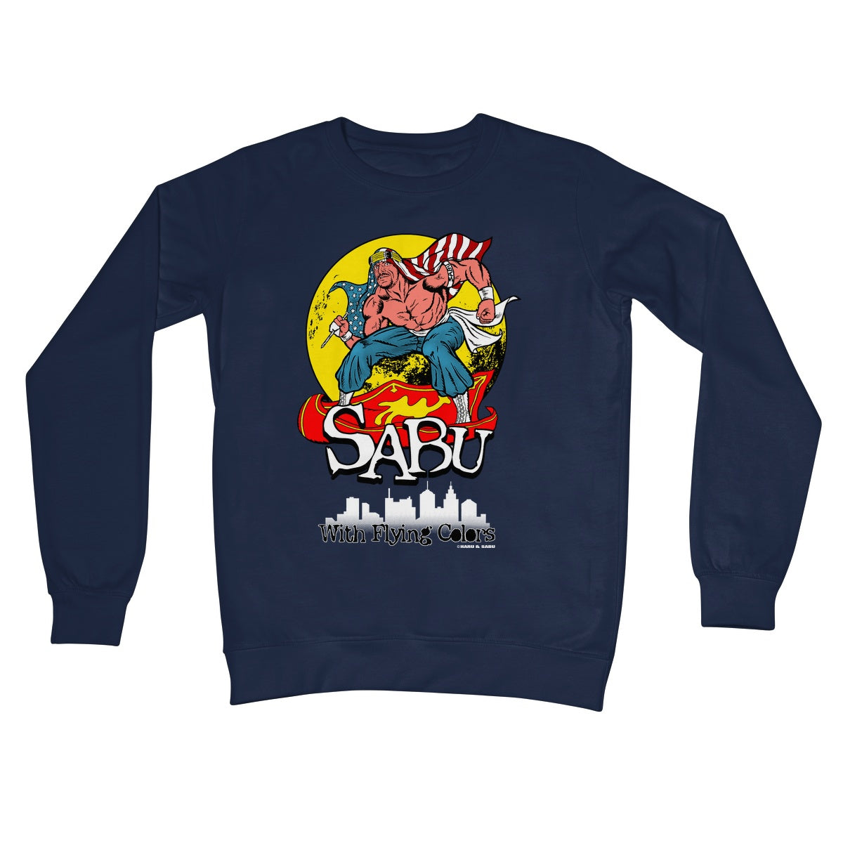 Sabu Flying Colors Crew Neck Sweatshirt