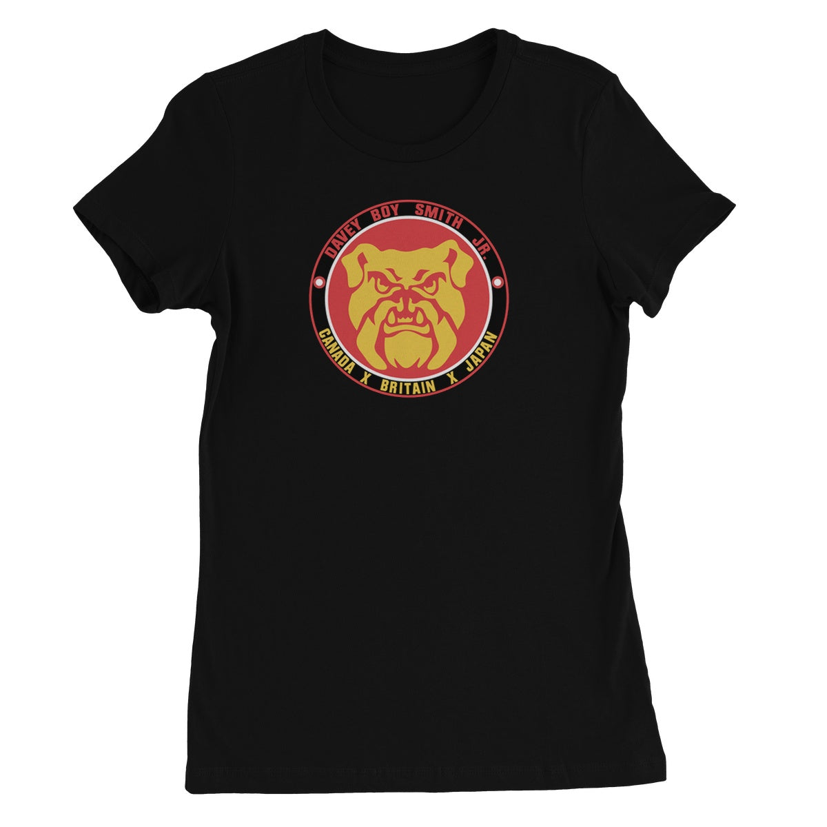 Davey Boy Smith Jr Japan Bulldog Women's Short Sleeve T-Shirt