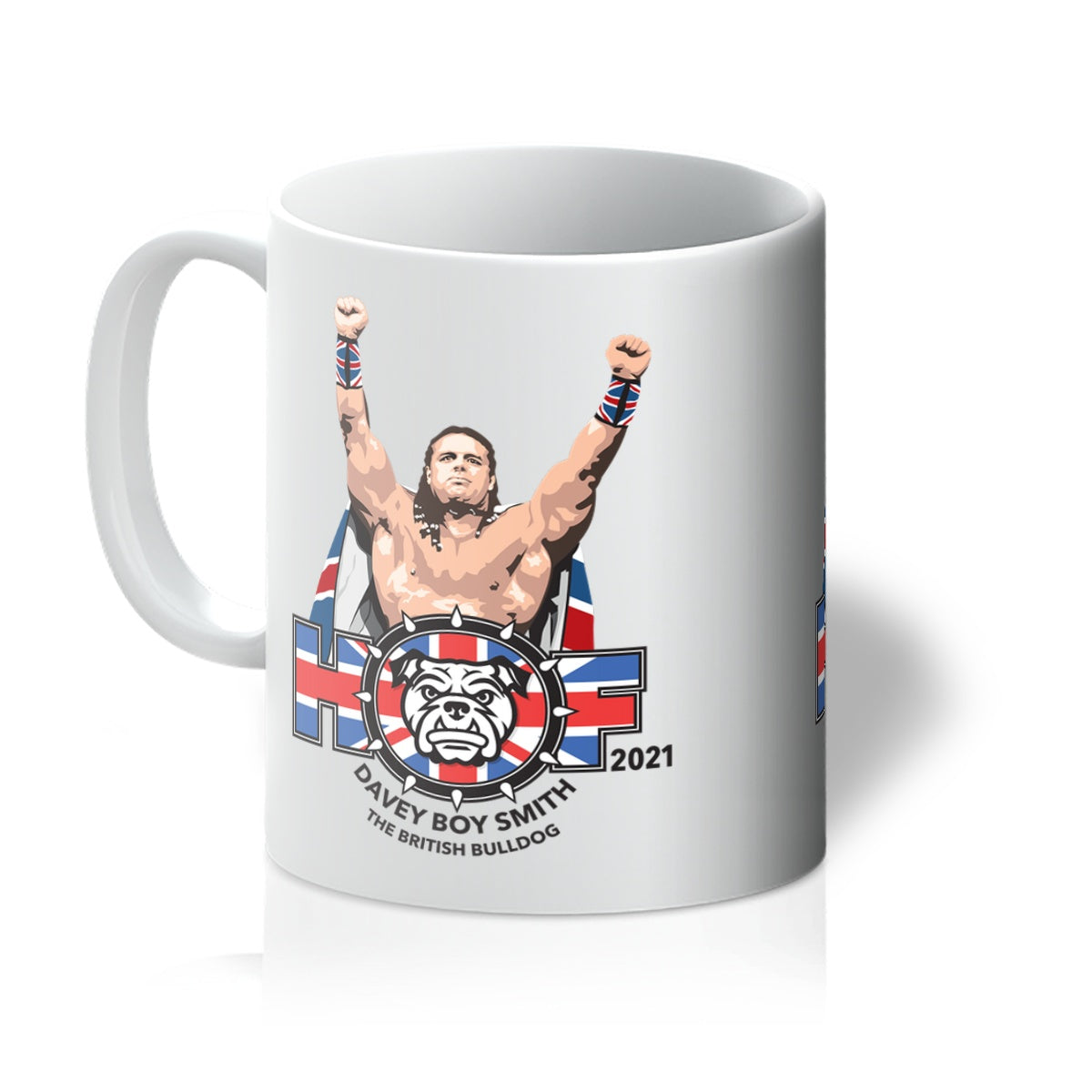 British Bulldog HOF 2021 (WHITE) Mug