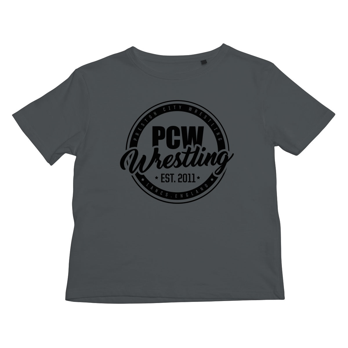 PCW UK Black Roundel Logo Kids T-Shirt
