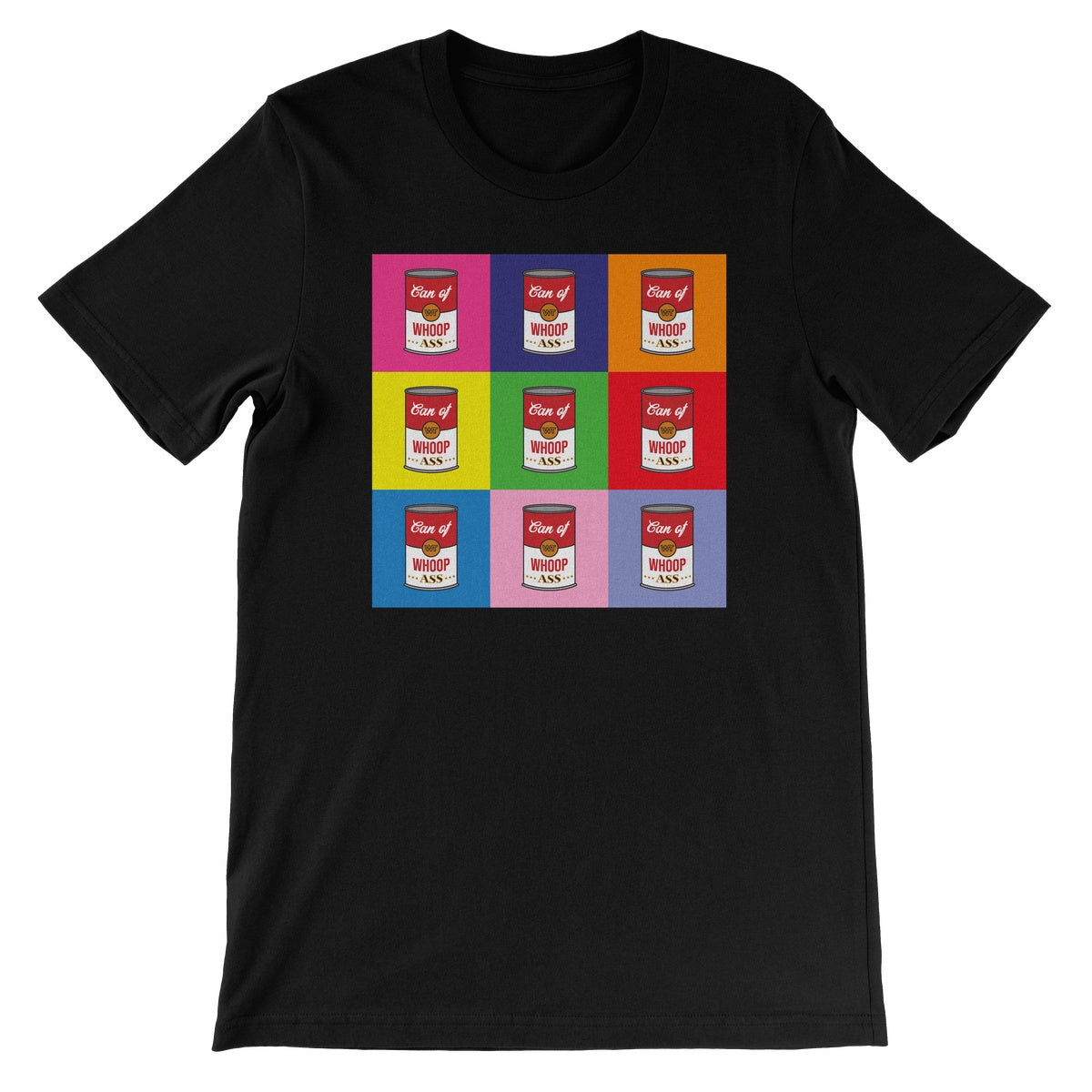 Wrestling Travel Cans Of Whoop Ass Unisex Short Sleeve T-Shirt