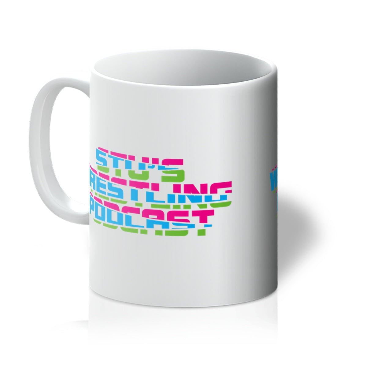 Stu's Wrestling Podcast Logo Mug