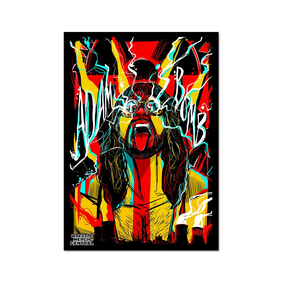 Adam Bomb Work Of Art Fine Art Print