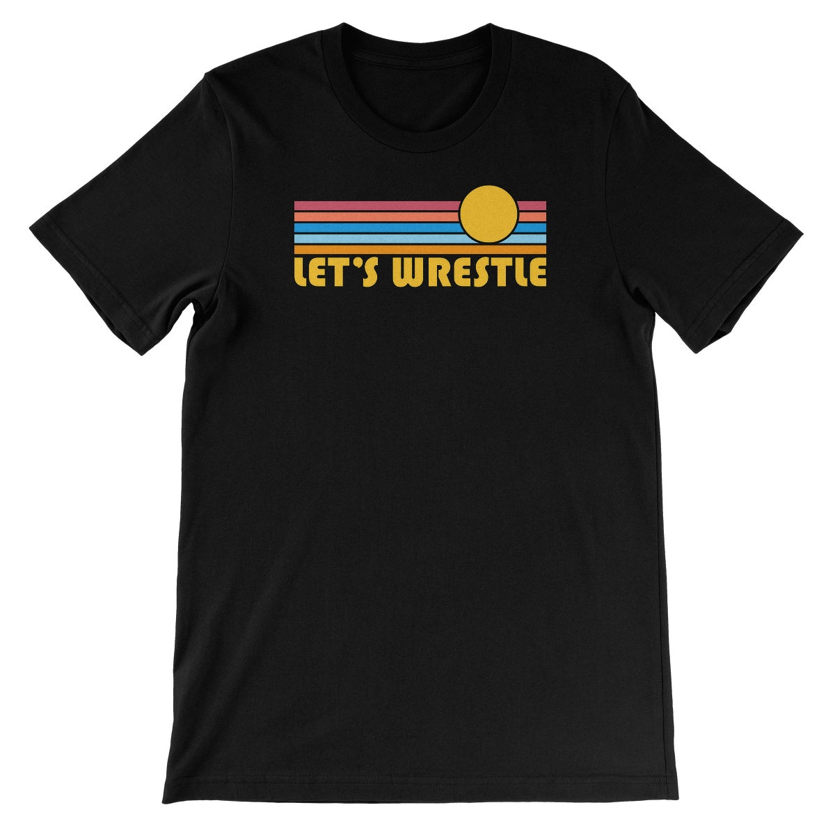 Let's Wrestle Summer Waves Unisex Short Sleeve T-Shirt