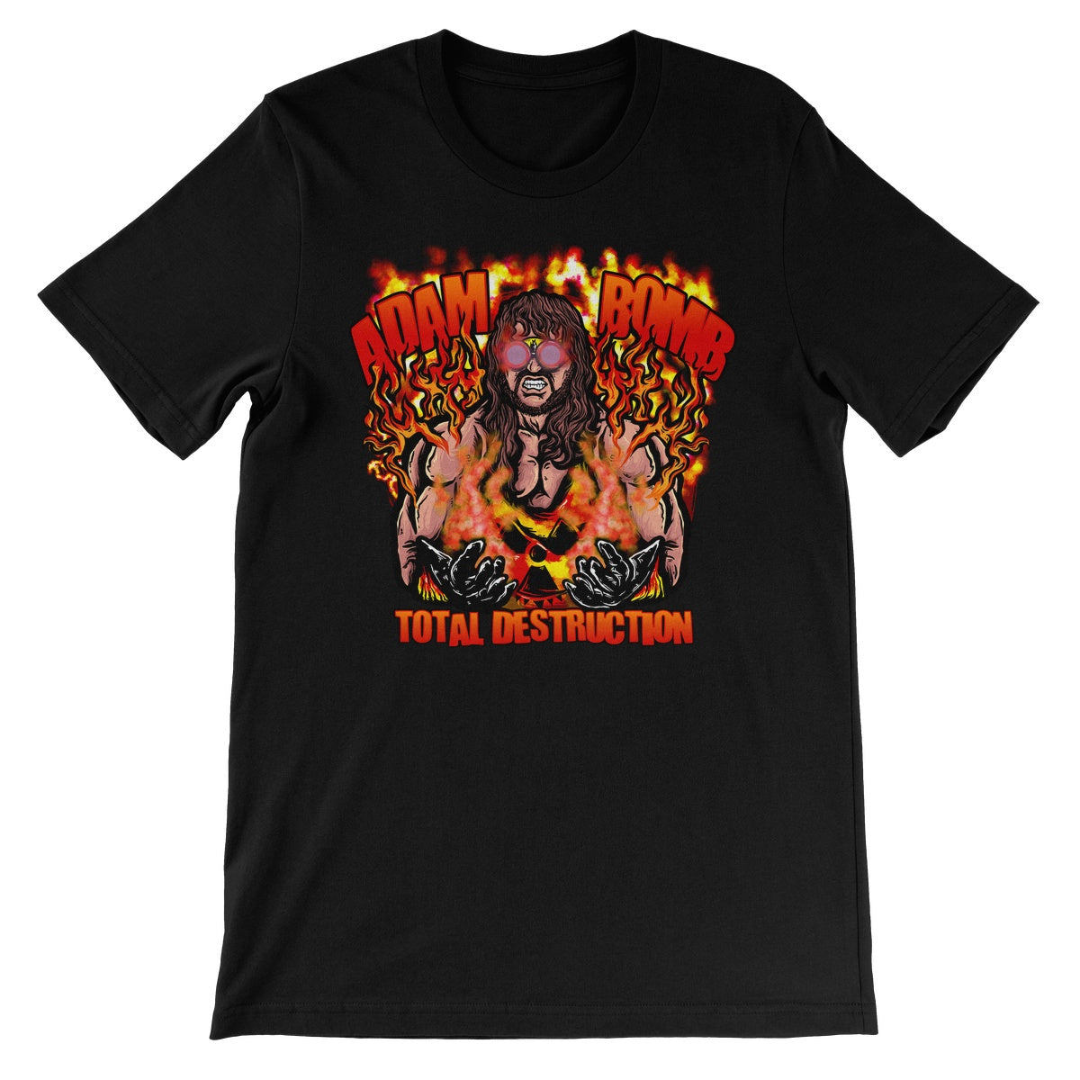 Adam Bomb Flame Bomb Unisex Short Sleeve T-Shirt