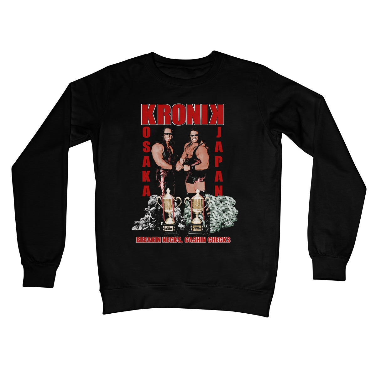 Kronik Japan Black Crew Neck Sweatshirt