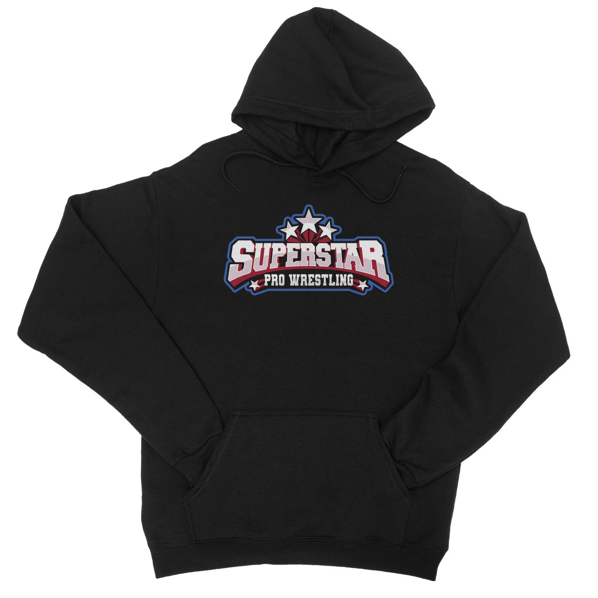 Superstar Pro Wrestling Logo College Hoodie