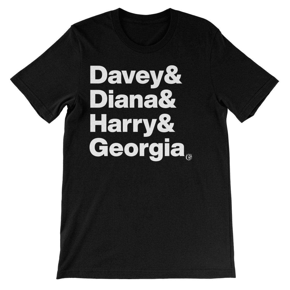 British Bulldog Davey & Diana & Harry & Georgia Unisex Short Sleeve T-Shirt