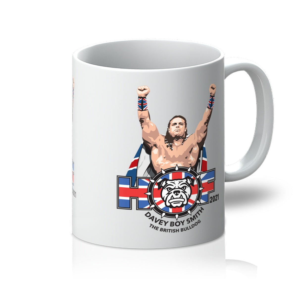 British Bulldog HOF 2021 (WHITE) Mug