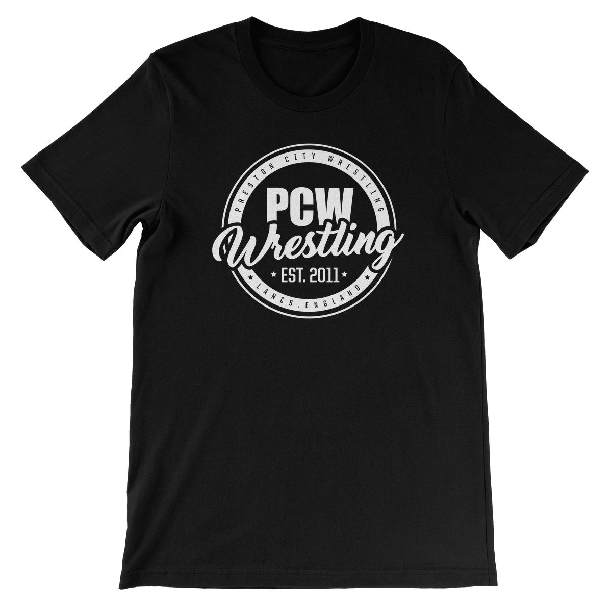PCW UK White Roundel Logo Unisex Short Sleeve T-Shirt