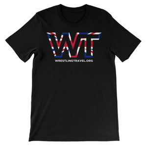Wrestling Travel UK Logo Unisex Short Sleeve T-Shirt