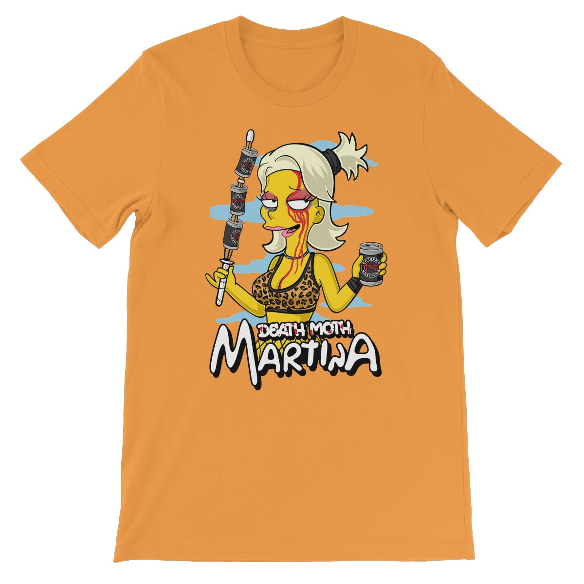 TNT Extreme Wrestling Death Moth Martina Unisex Short Sleeve T-Shirt