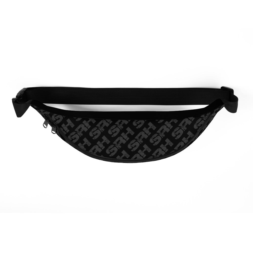 Stiff Right Hand Logo Pattern Fanny Pack