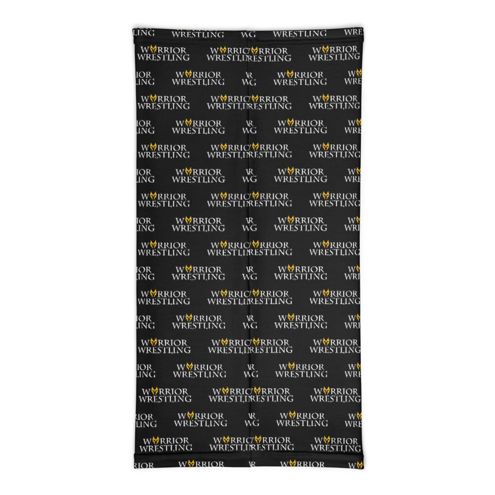 Warrior Wrestling Stack Logo Pattern Neck Gaiter