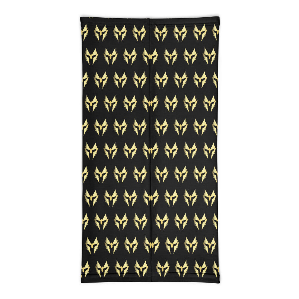 Warrior Wrestling Mask Logo Pattern Neck Gaiter