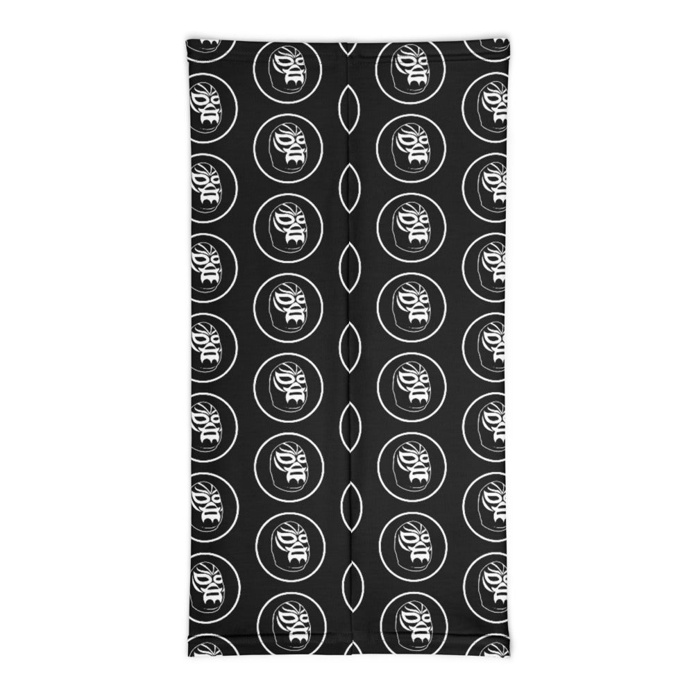 Thirteen | 10 Lucha Mask White Pattern Neck Gaiter