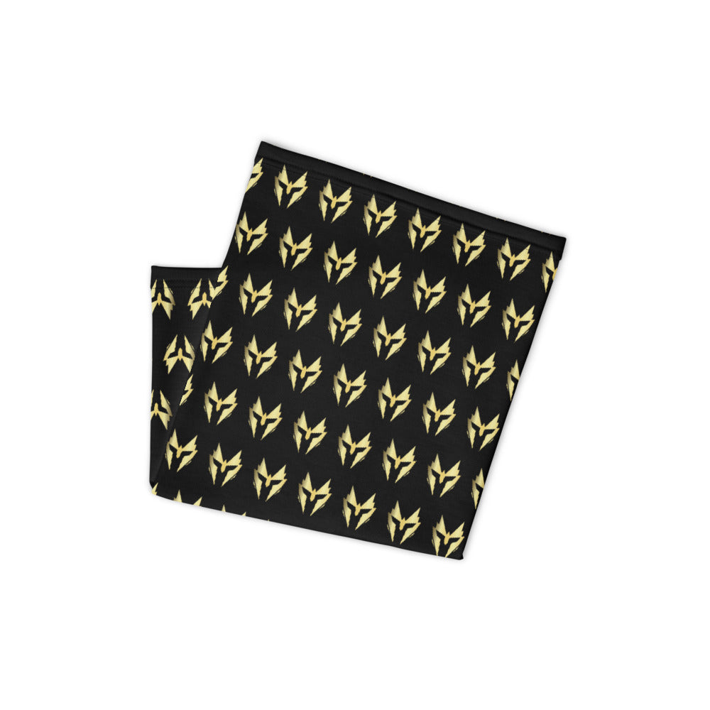 Warrior Wrestling Mask Logo Pattern Neck Gaiter