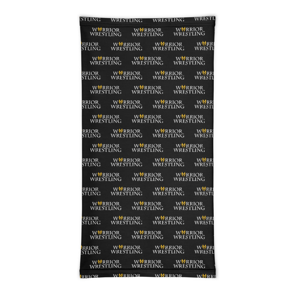 Warrior Wrestling Stack Logo Pattern Neck Gaiter