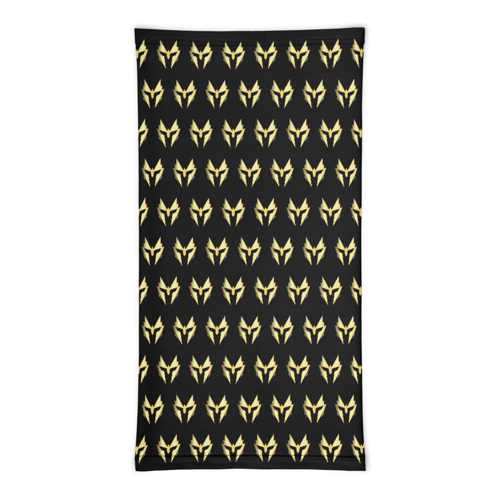 Warrior Wrestling Mask Logo Pattern Neck Gaiter