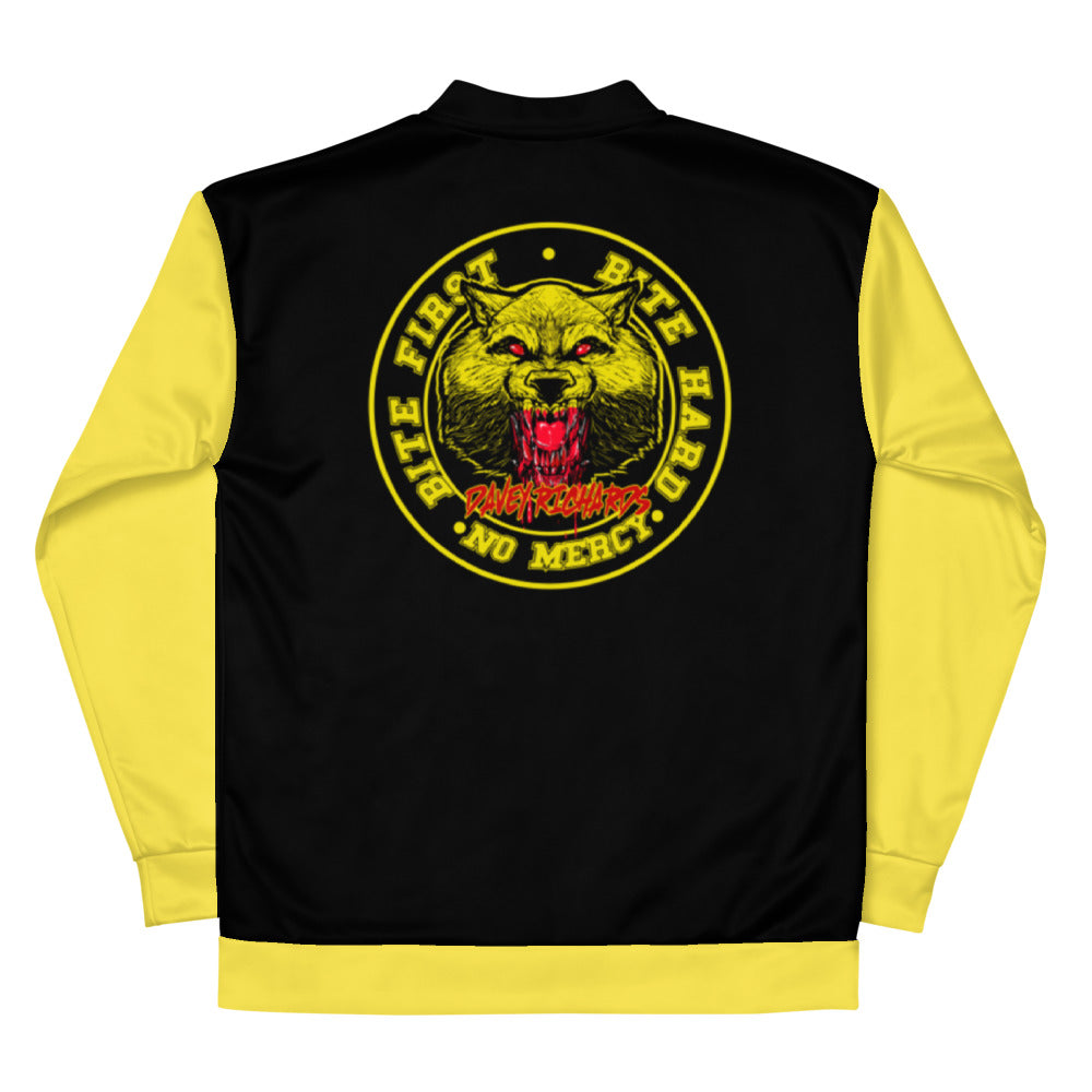 Davey Richards Bite First, Bite Hard Unisex Bomber Jacket