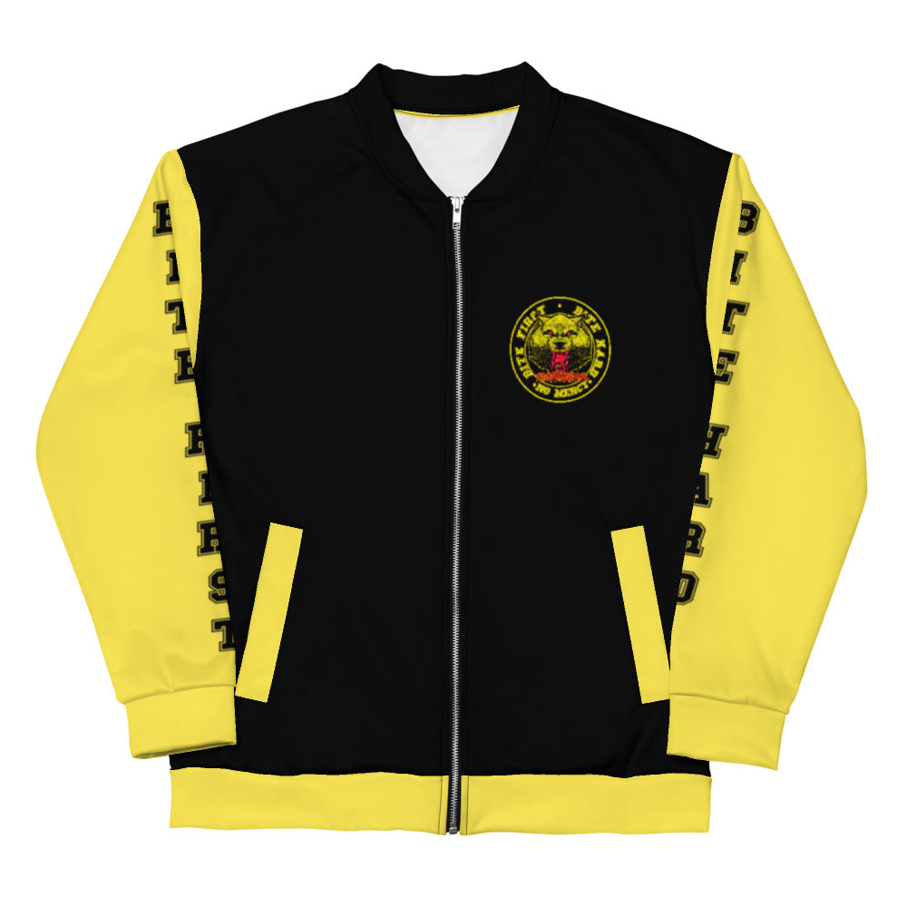 Davey Richards Bite First, Bite Hard Unisex Bomber Jacket