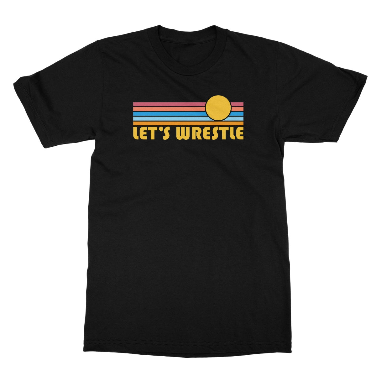 Let's Wrestle Summer Waves Softstyle T-Shirt