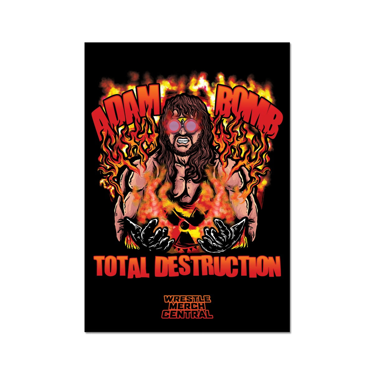 Adam Bomb Flame Bomb Fine Art Print