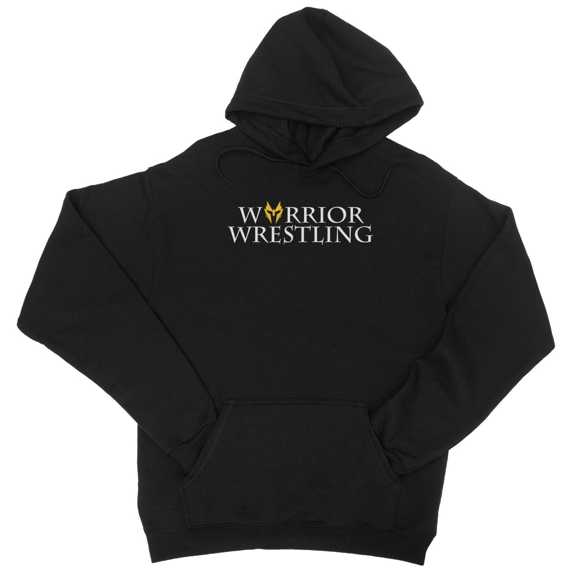 Warrior Wrestling Stacked Logo College Hoodie