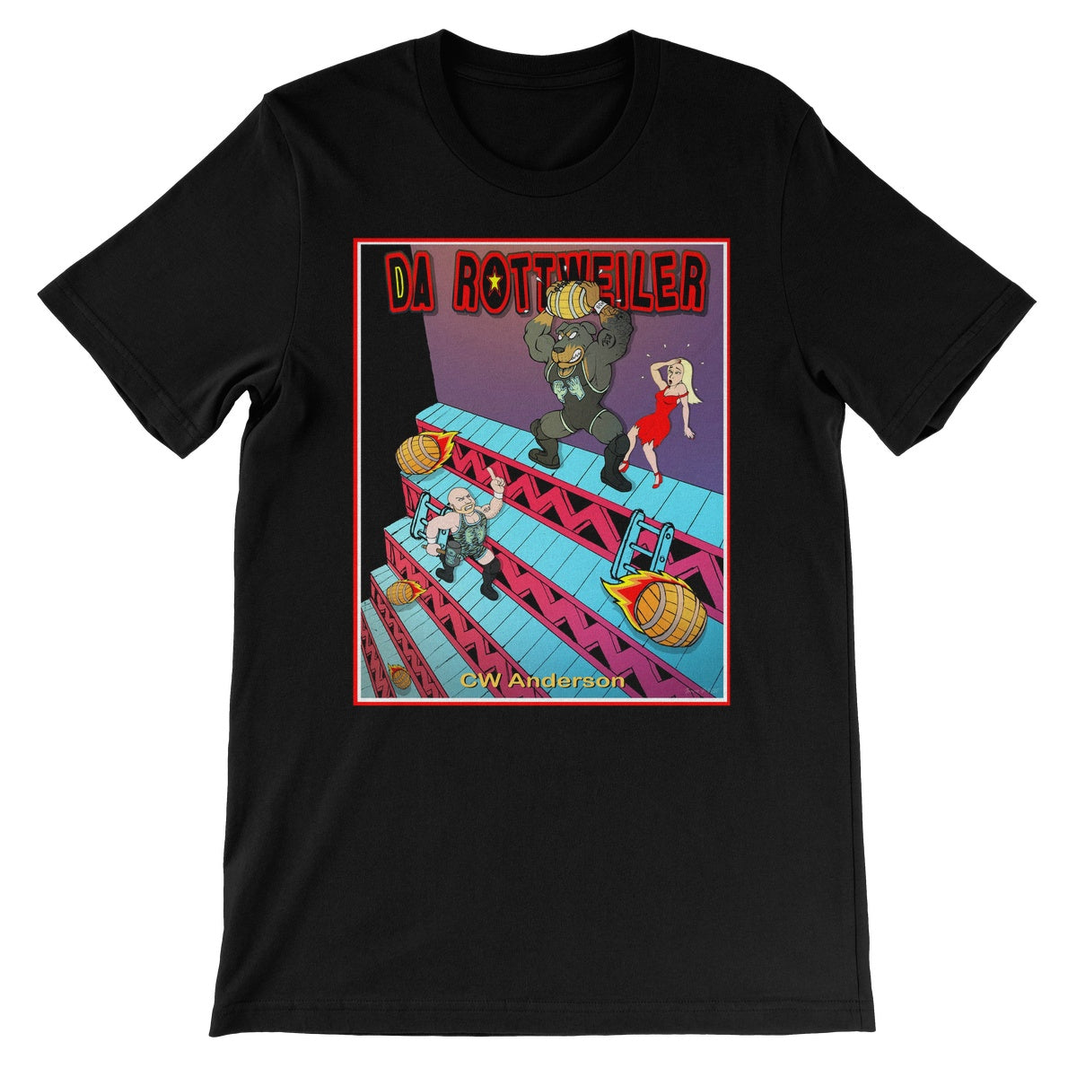 CW Anderson DA Rottweiler Unisex Short Sleeve T-Shirt