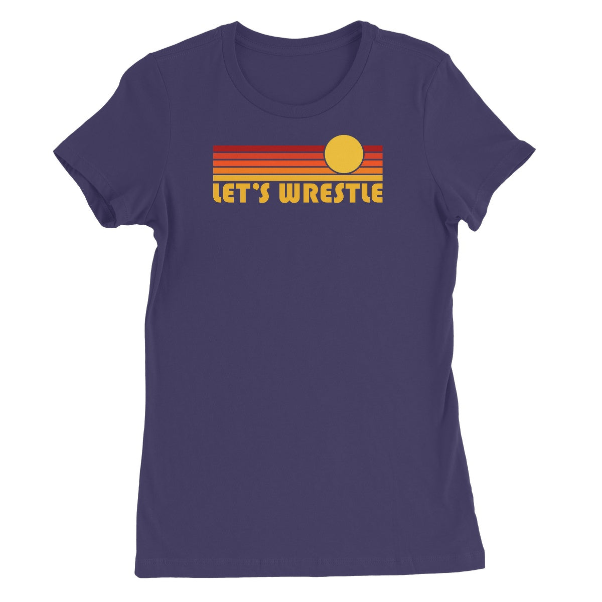 Let's Wrestle Sunrise Women's Short Sleeve T-Shirt