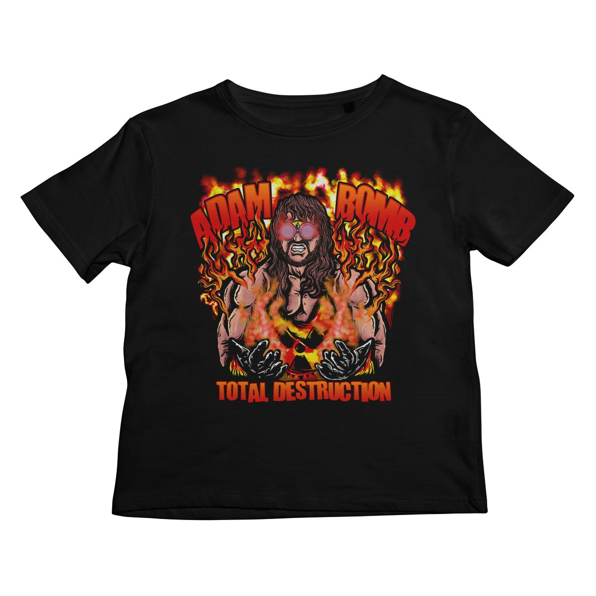 Adam Bomb Flame Bomb Kids T-Shirt