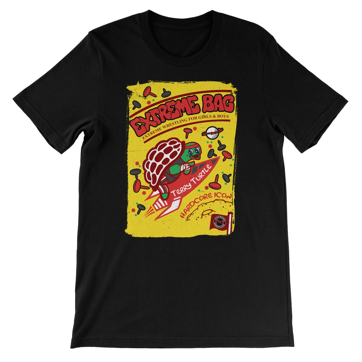 TNT Extreme Wrestling Extreme Bag Unisex Short Sleeve T-Shirt