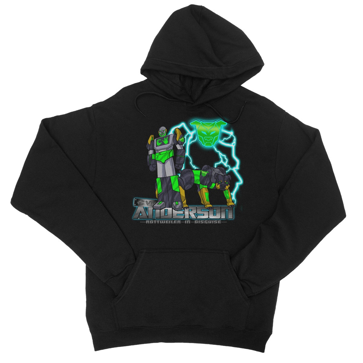 CW Anderson Rottweiler In Disguise College Hoodie