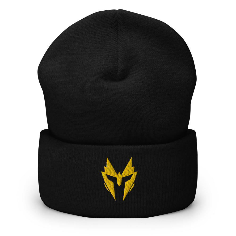 Warrior Wrestling Mask Cuffed Beanie