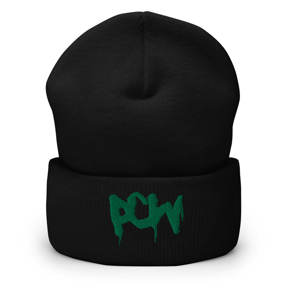PCW UK Spray Paint Cuffed Beanie