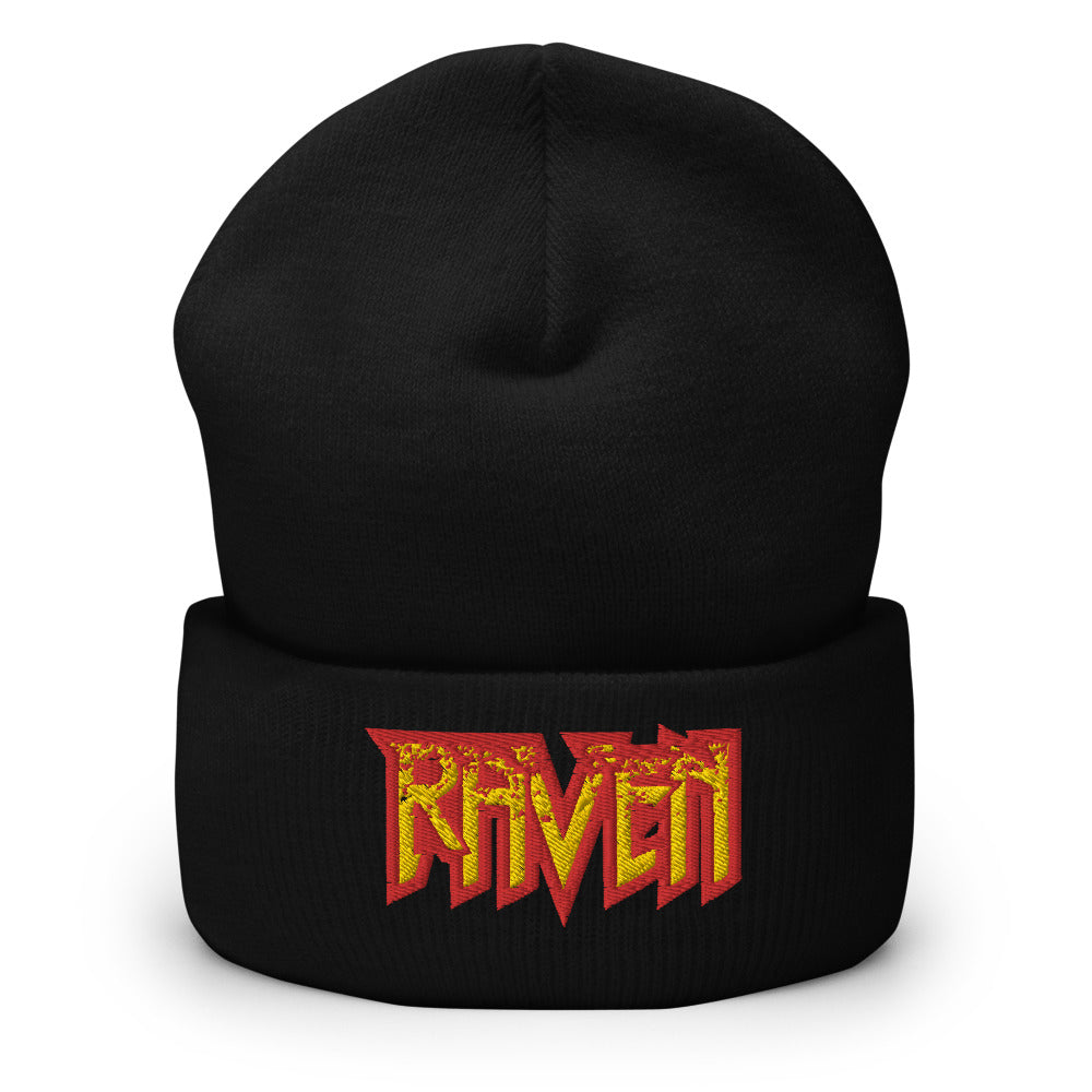 Raven Boy Cuffed Beanie