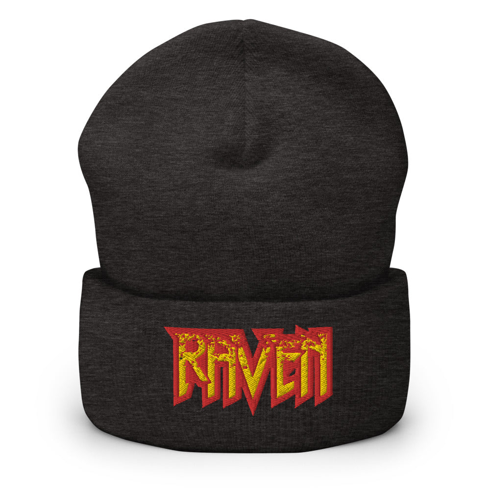 Raven Boy Cuffed Beanie