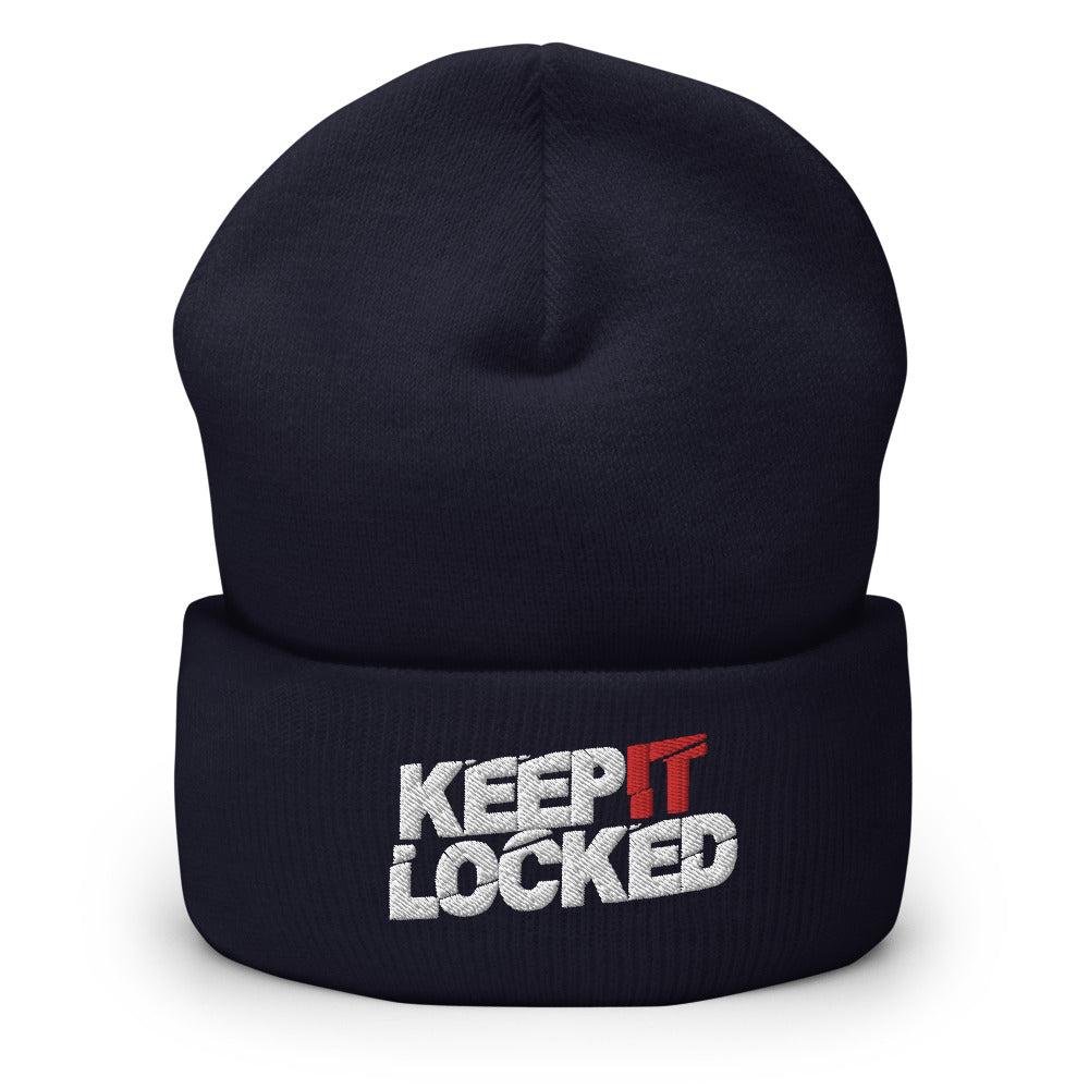 Simon Hill Keep It Locked Cuffed Beanie
