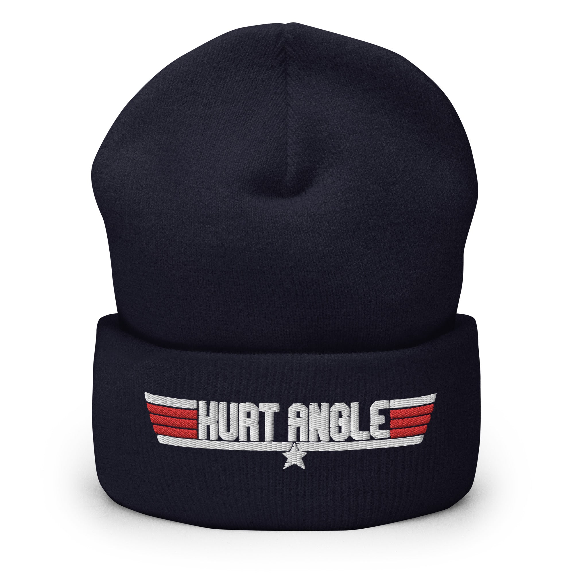 Kurt Angle Hero Star Cuffed Beanie