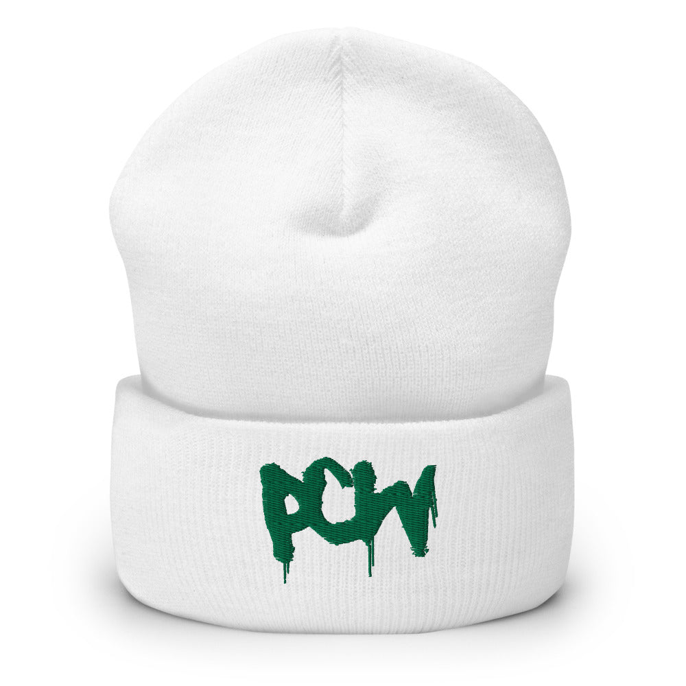 PCW UK Spray Paint Cuffed Beanie