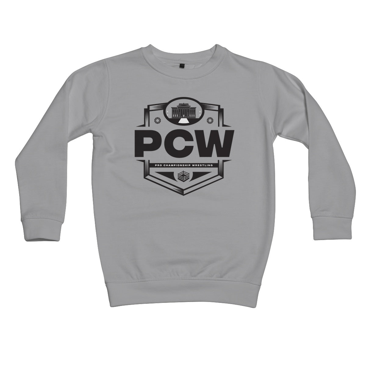 PCW UK Logo Black Kids Sweatshirt