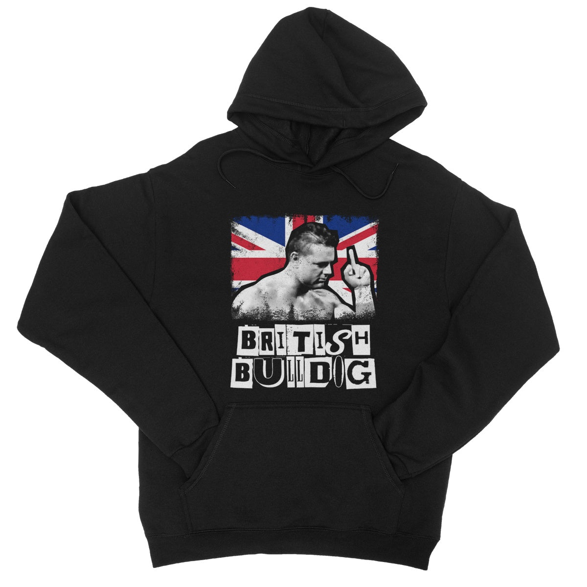 British Bulldog "Middle Finger" College Hoodie