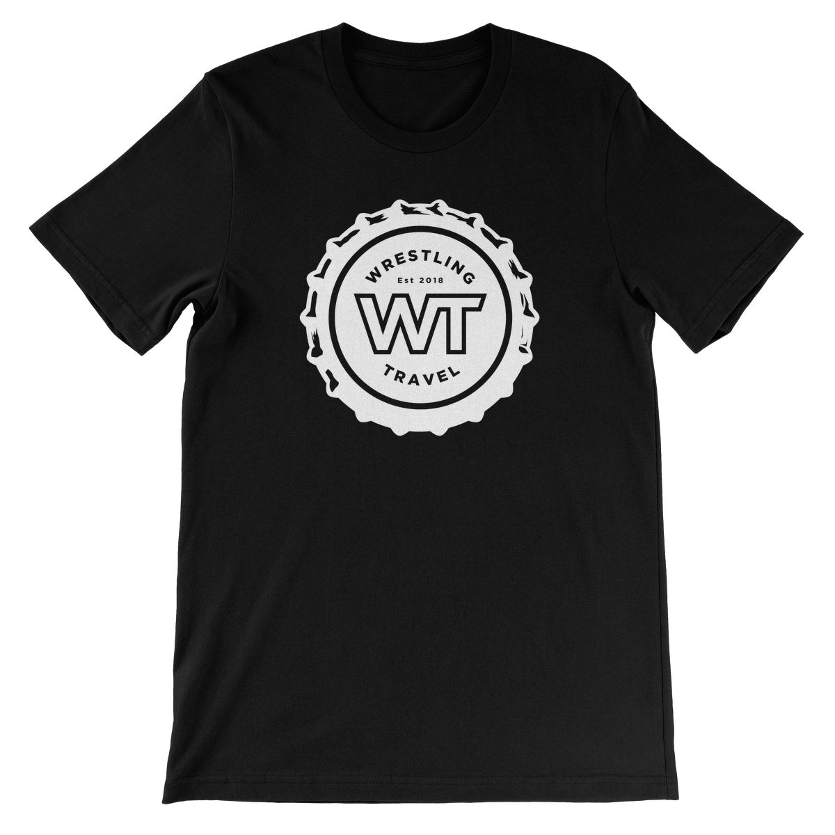 Wrestling Travel Bottle Cap Unisex Short Sleeve T-Shirt