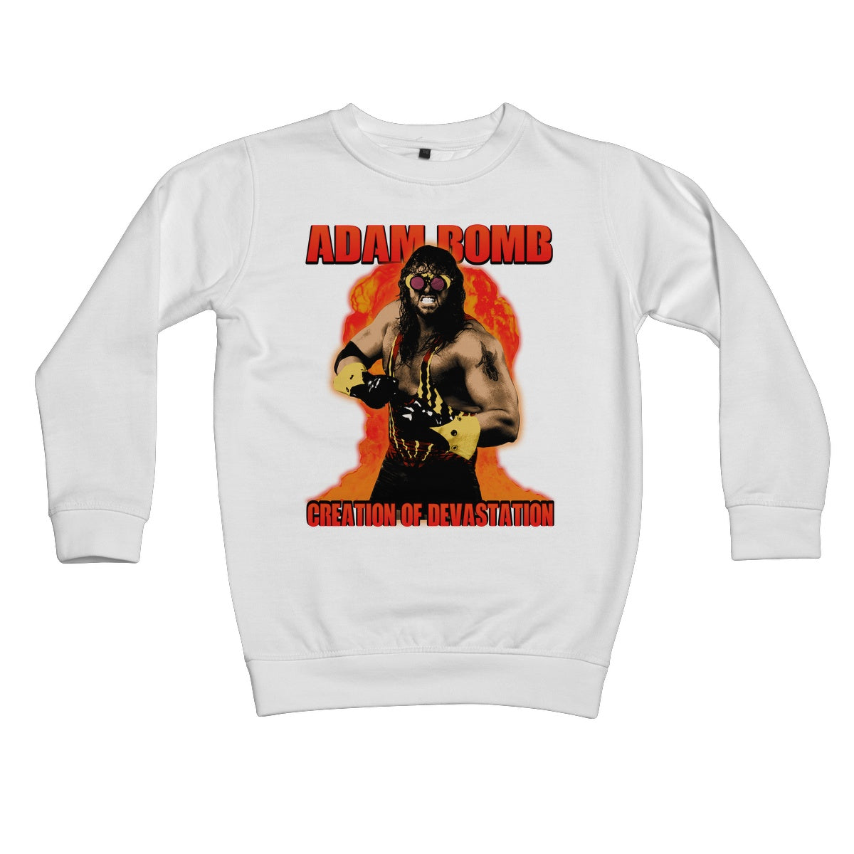 Adam Bomb Creation of Devastation Kids Sweatshirt